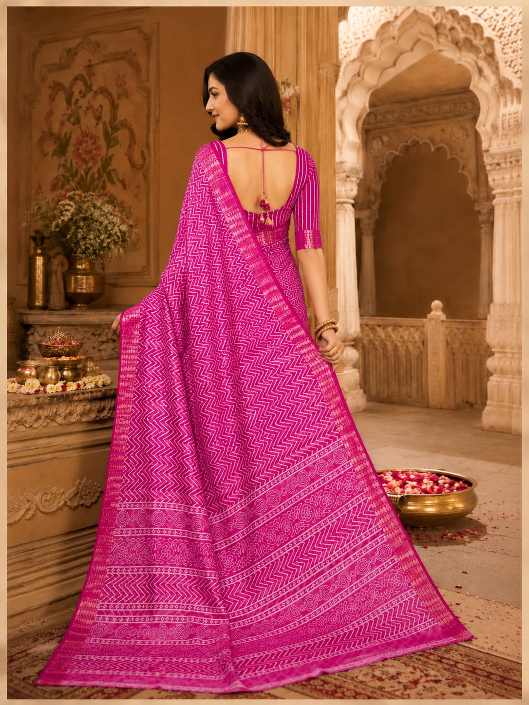 KcPc Royal Cotton Silk Saree with Rich Zari BorderSTL