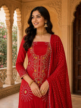 KcPc Luxury Modal Silk Bandhani Suit with Gotapatti EmbroideryJITEN