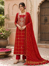 KcPc Luxury Gaji Silk Bandhani Suit Set for Festive Wear JITEN