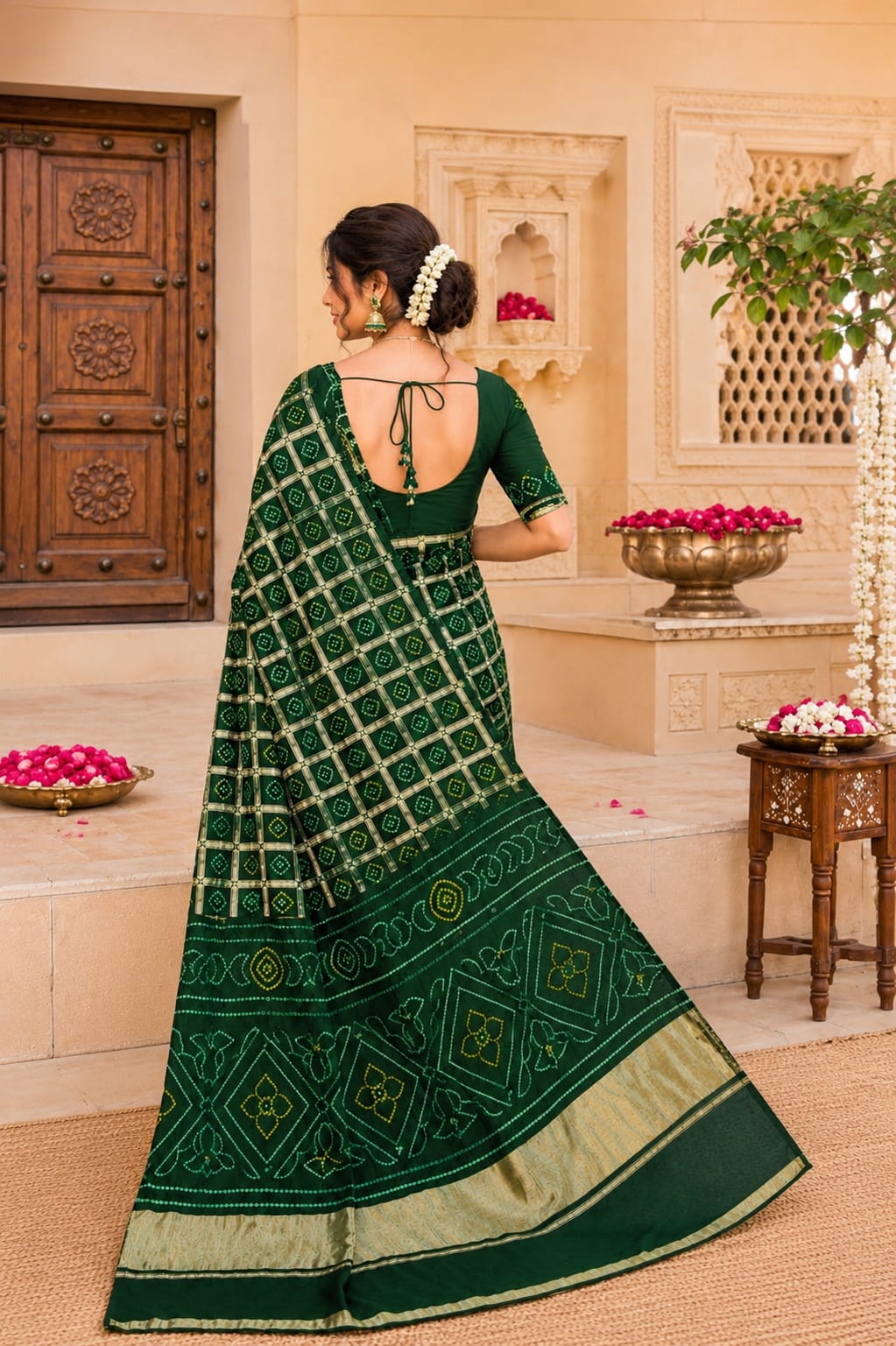 KcPc New Luxury Festive Wear Semi Gaji Silk SareeMSC