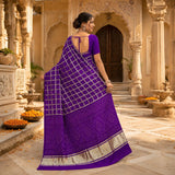 KcPc Royal Semi Gaji Silk Bandhani Saree for Festive WearMSC