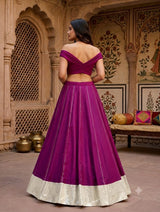KcPc New Golden Gota Magic Cotton Silk Festive LehengaSSB