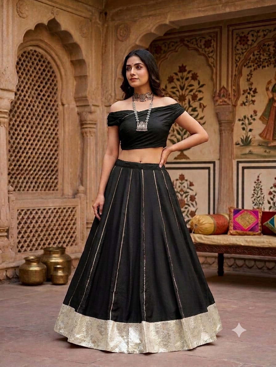 KcPc New Elegant Cotton Silk Lehenga Perfect for Festive Celebrations SSB
