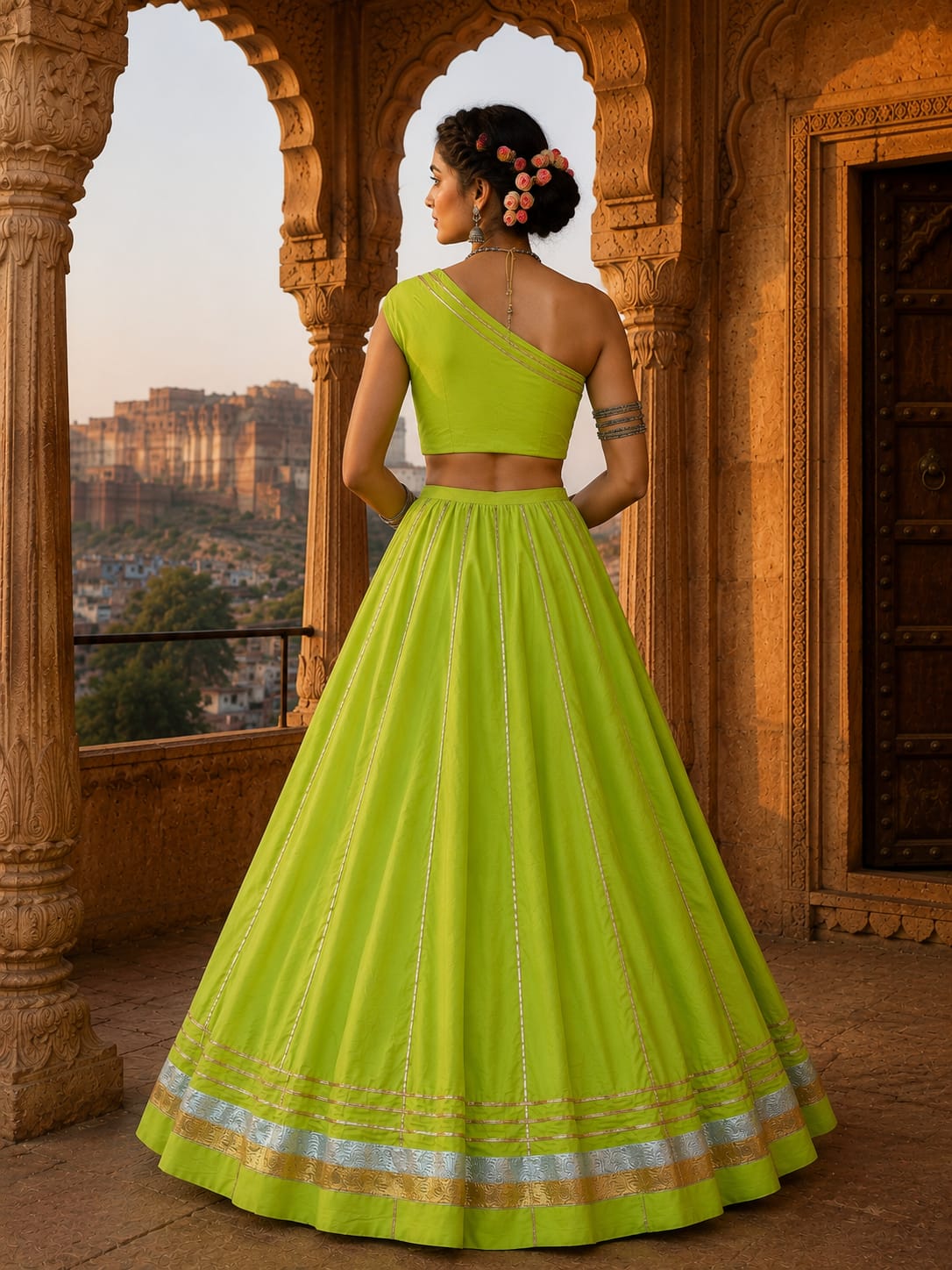 KcPc New Classic Festive Lehenga with Intricate Gota Work SSB