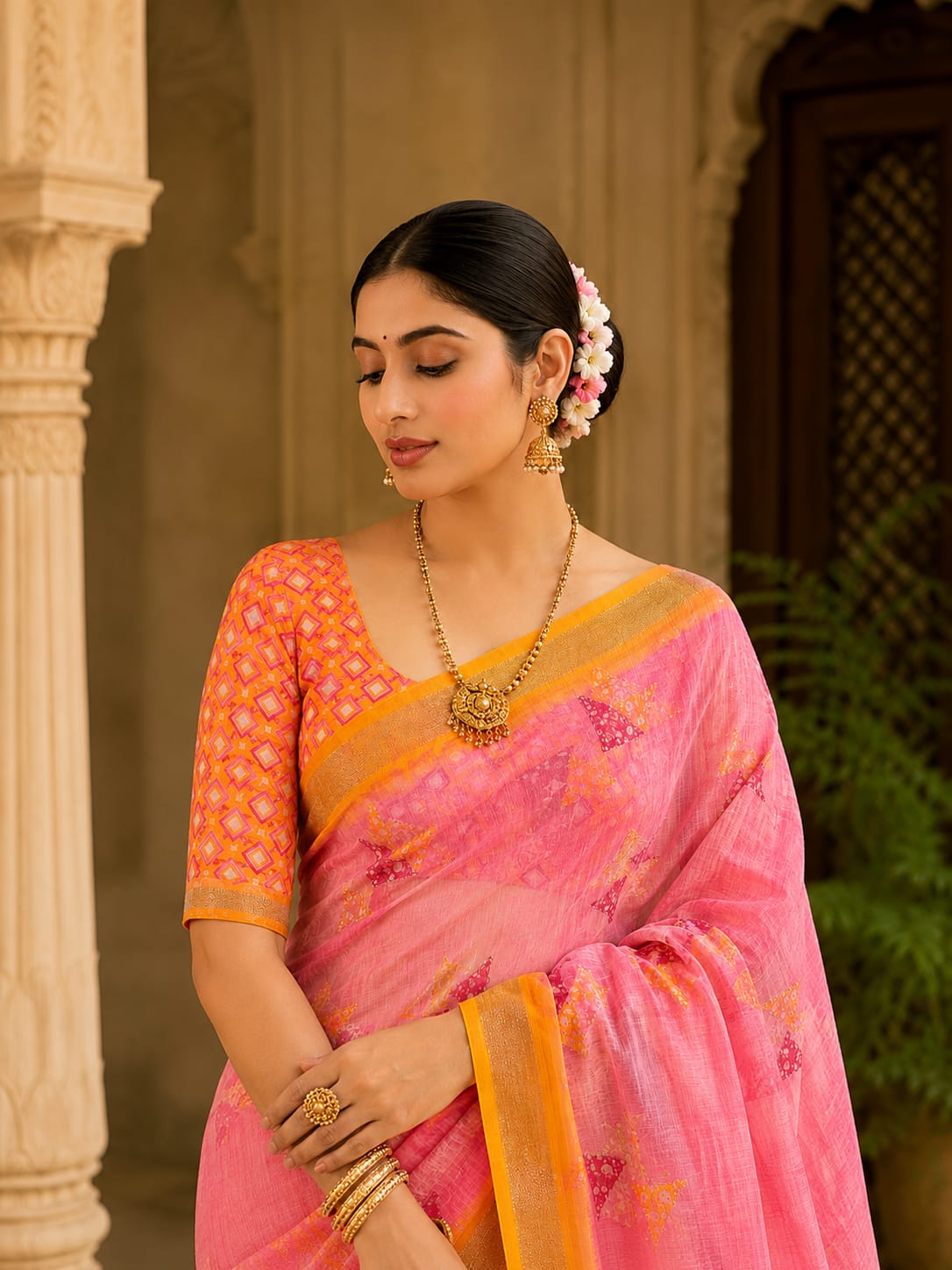 KcPc Premium Kalamkari Style Sarees for Festive CelebrationsGAN