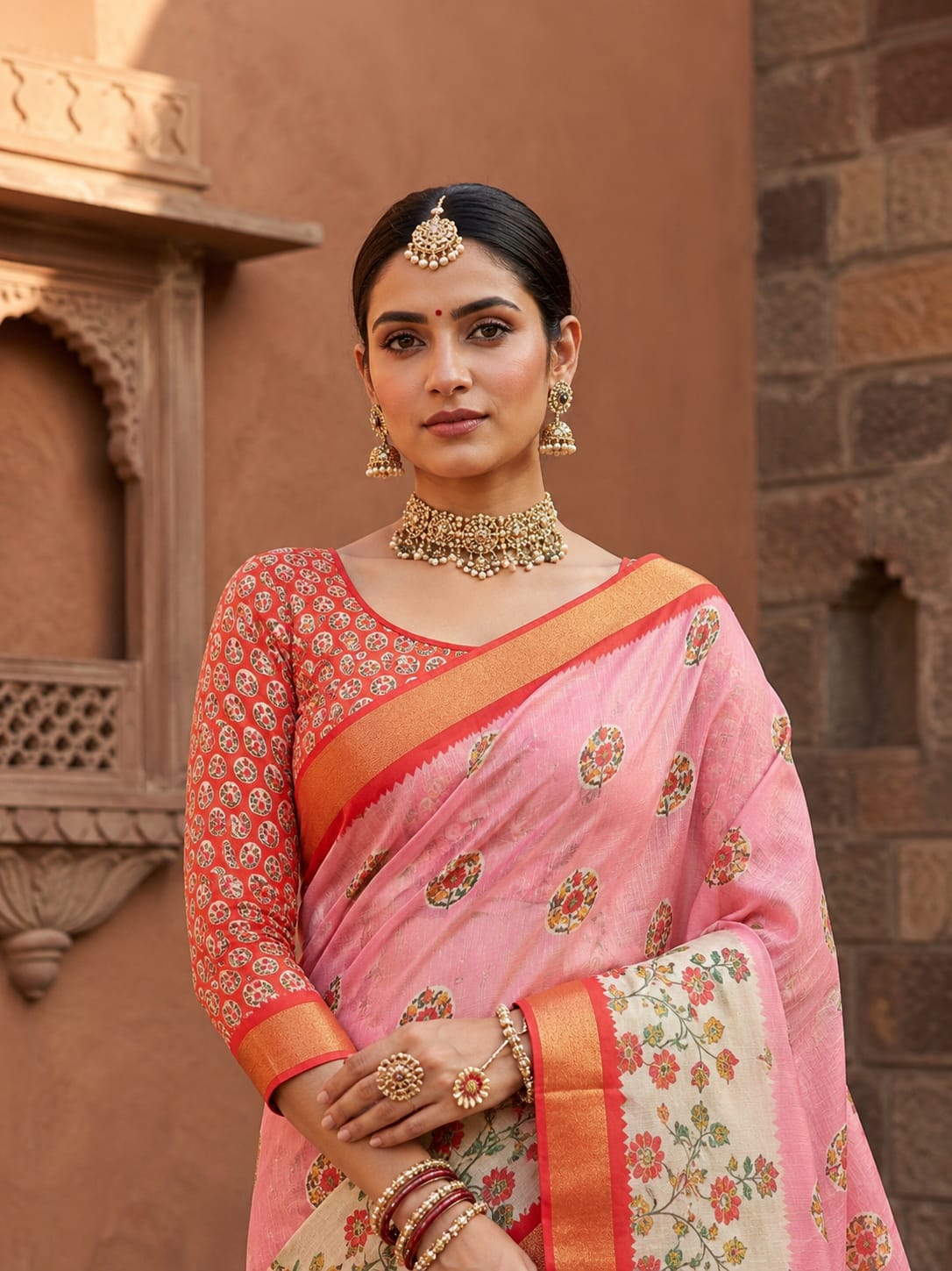 KcPc Traditional Kalamkari Sarees Designed with Modern EleganceGAN