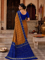 KcPc New Gaji Silk Bandhani Saree Collection NAV