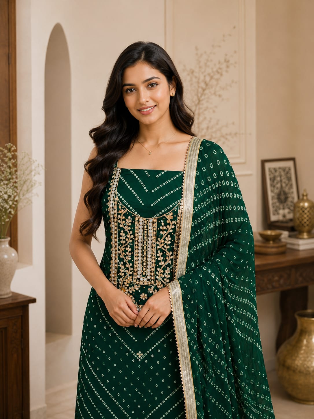KcPc Exclusive Modal Silk Bandhani Suit CollectionKML