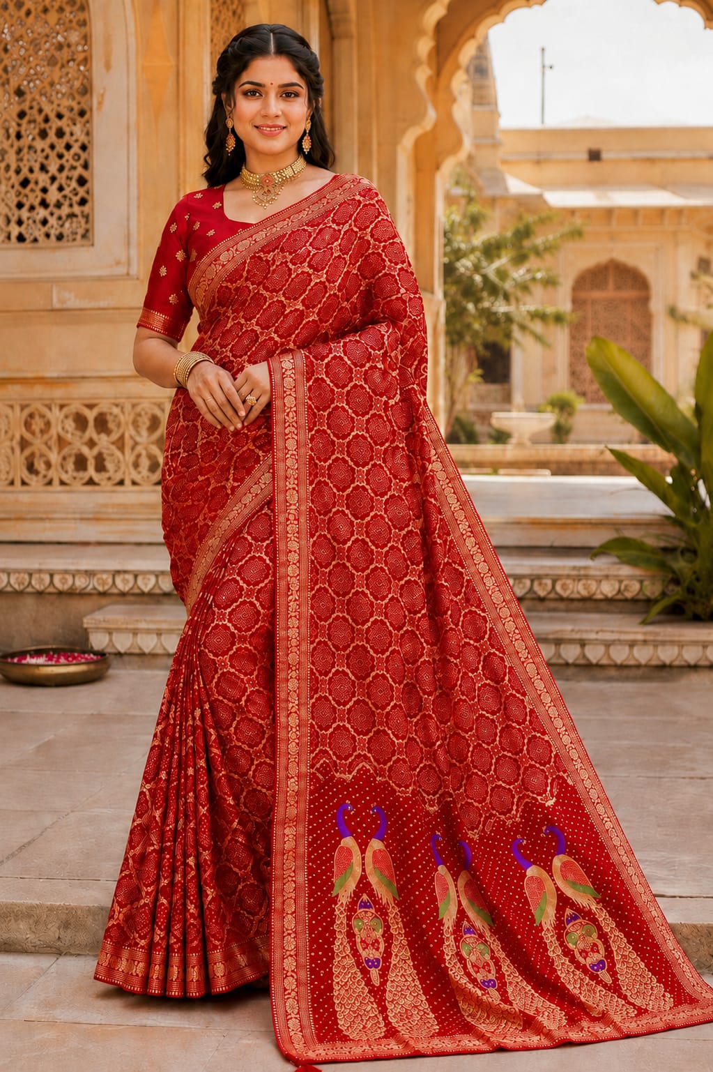 KcPc Traditional Banarasi Georgette Saree Collection