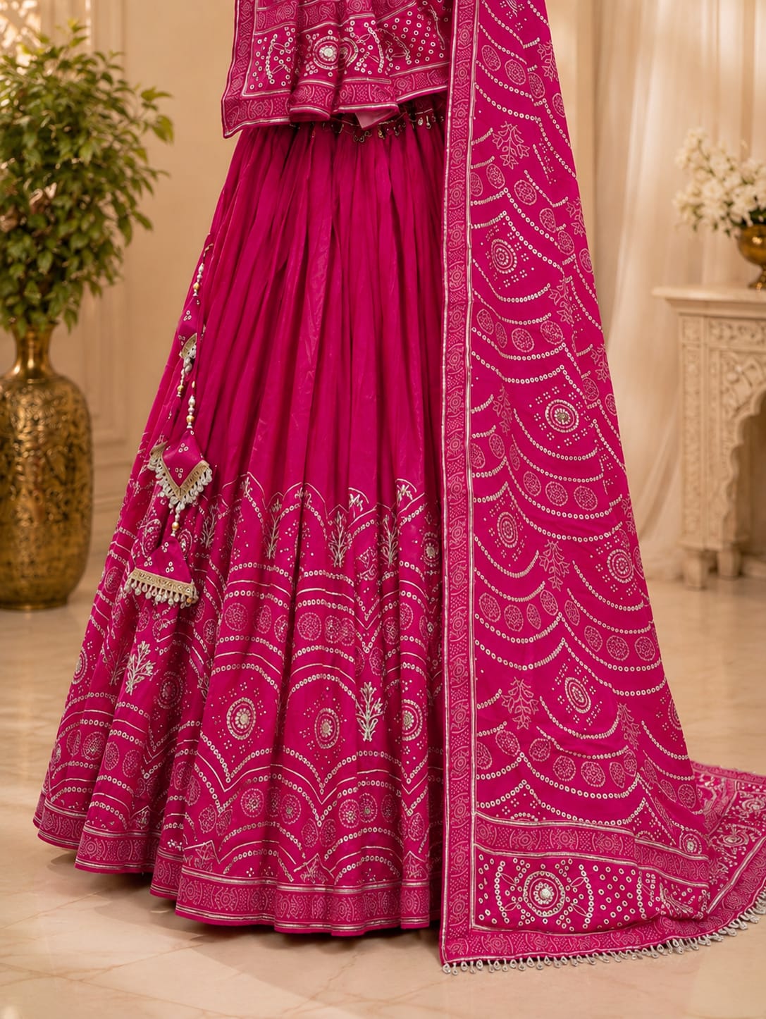 KcPc New Designer Style Crepe Silk Lehenga with Timeless Traditional CharmBHU