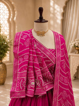 KcPc New Designer Style Crepe Silk Lehenga with Timeless Traditional CharmBHU