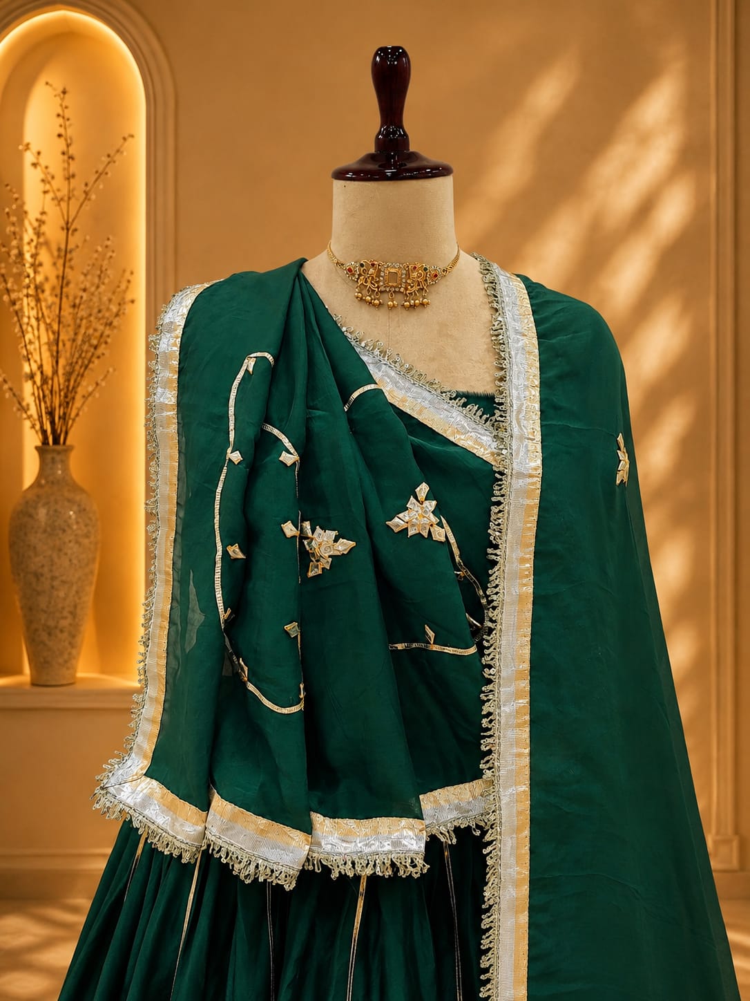 KcPc Premium Traditional Style Lehenga with Rich Gotapatti EmbellishmentGOR