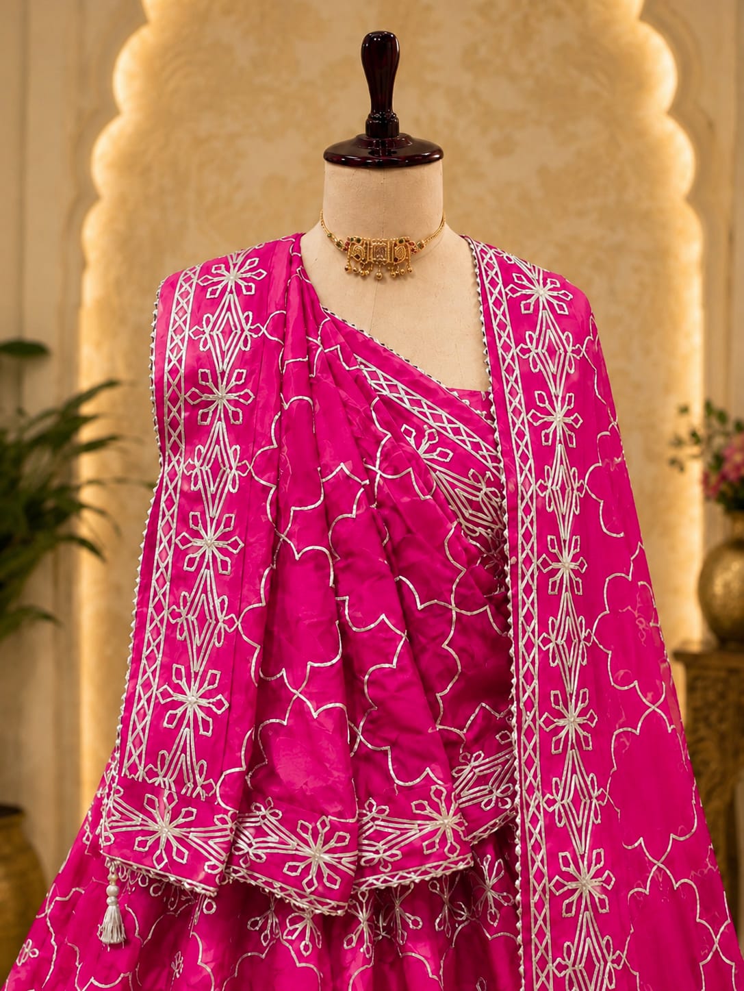 KcPc Premium HO Silk Lehenga with Beautiful Gota Patti WorkGOR
