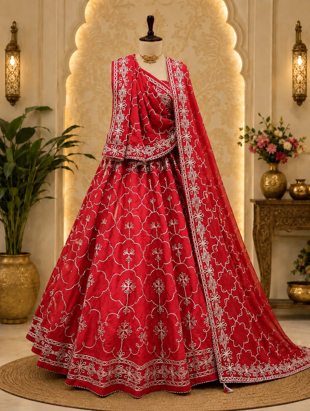 KcPc Traditional Style HO Silk Lehenga for Festive WearGOR