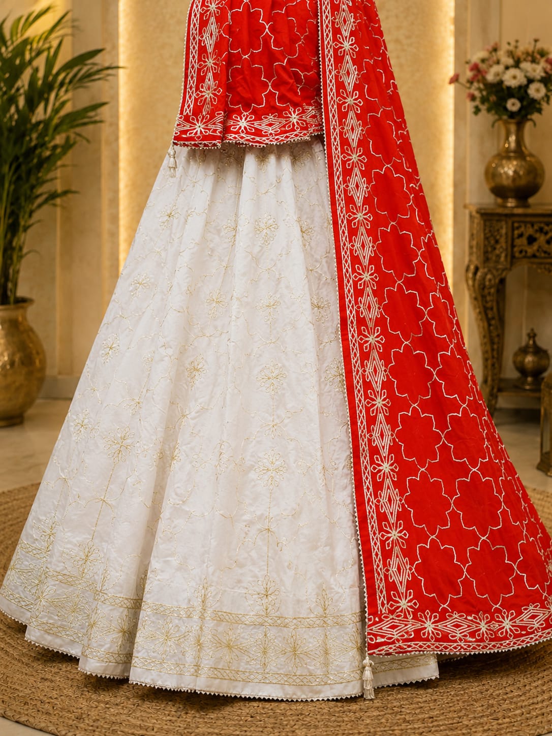 KcPc Royal Look HO Silk Lehenga with Gota Patti Embellishment GOR
