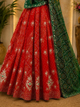 KcPc Festive Special Bandhani Style Georgette Lehenga – Cutdana Collection GOR