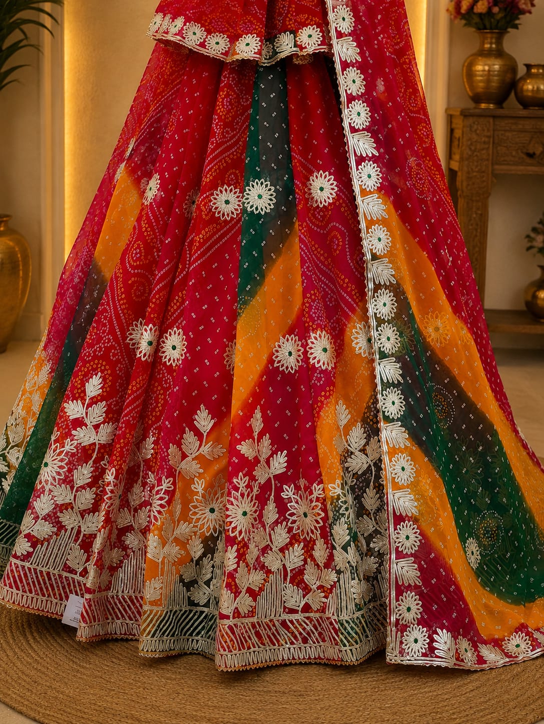 KcPc Graceful Designer Georgette Bandhani Lehenga Collection GOR