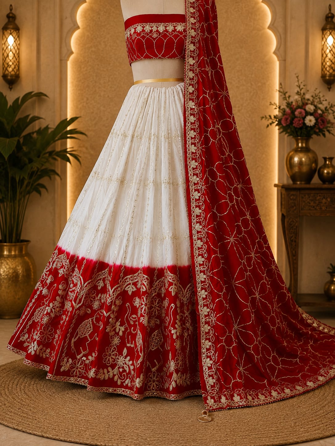 KcPc New Premium Georgette Chiffon Festive Wear Lehenga GOR