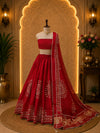 KcPc New Royal Traditional Bandhani Lehenga in Premium Gaji Silk GOR
