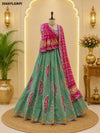 KcPc New Traditional Tissue Silk Jaipuri Lehenga for Festive WearRTK