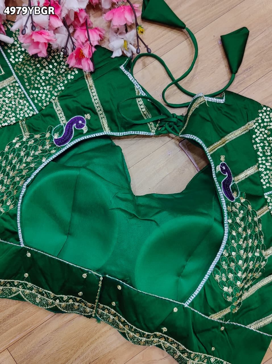 KcPc Cotton Silk Ready To Wear Blouse with Tari Embroidery WorkPRD