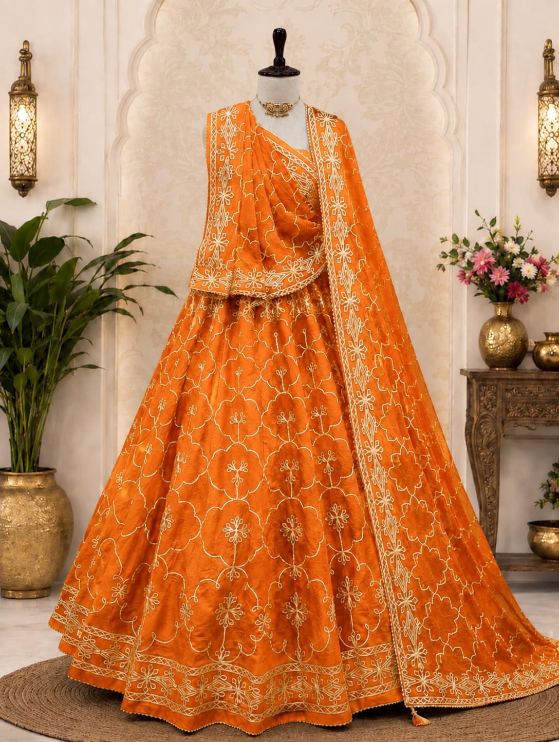 KcPc Festive Special HO Silk Lehenga in Traditional DesignGOR