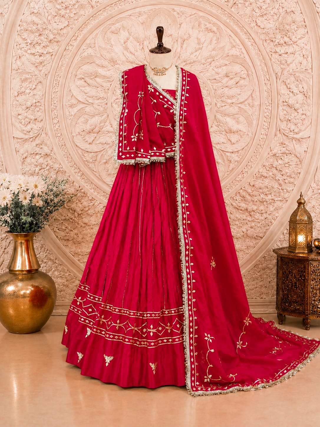 KcPc Gaji Silk Designer Lehenga with Gotapatti Work RGC