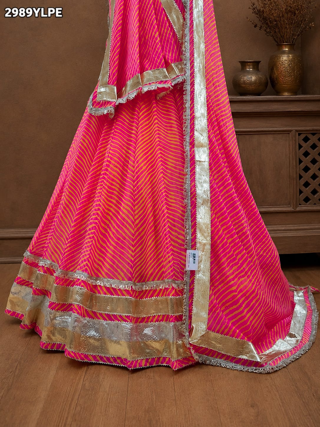 KcPc New Graceful Georgette Lehenga with Intricate Lampa Embellishment Classic Festive LookSSB