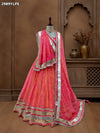 KcPc New Graceful Georgette Lehenga with Intricate Lampa Embellishment Classic Festive LookSSB