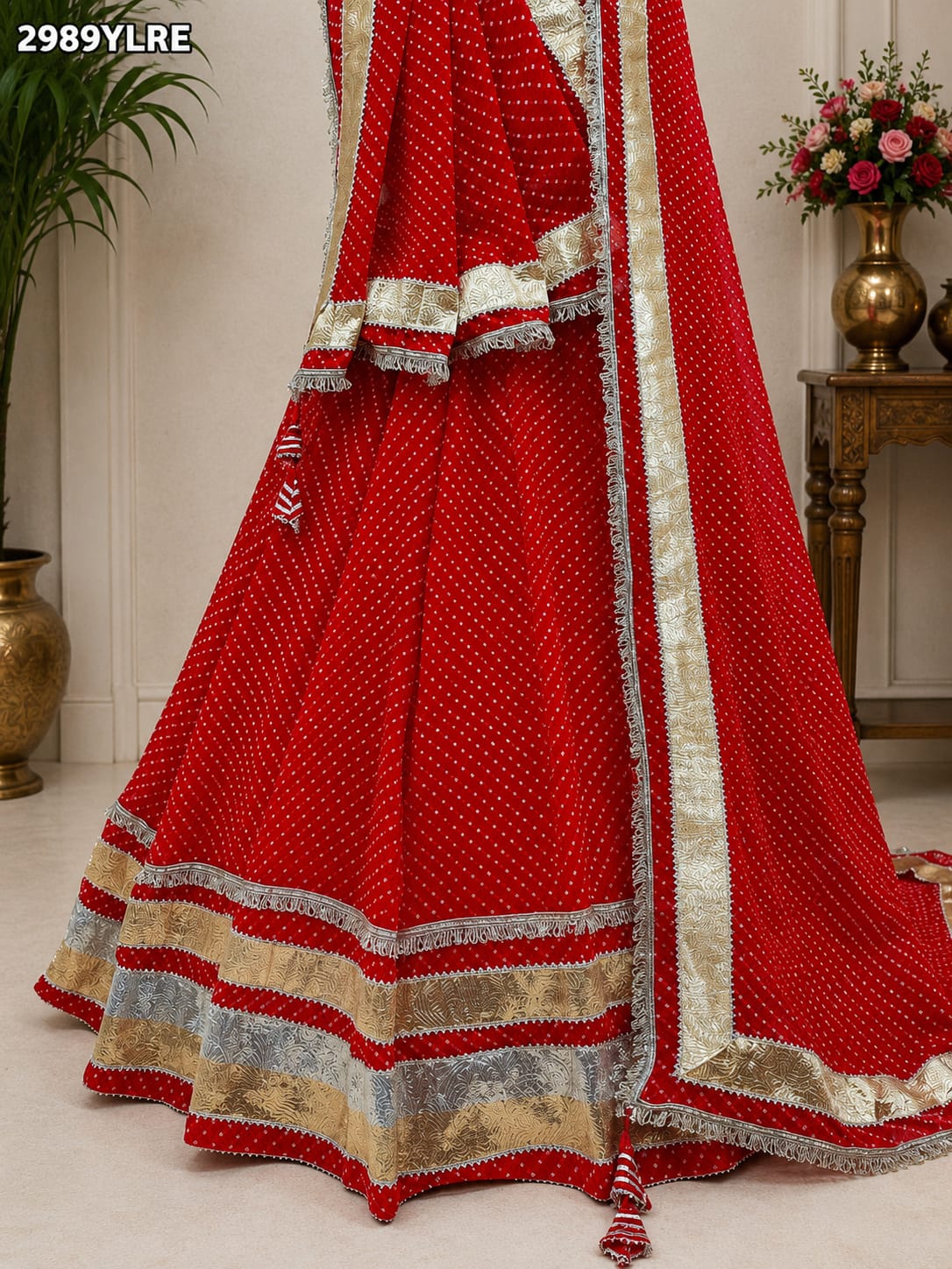 KcPc New Traditional Georgette Lehenga with Intricate Lampa Work Festive CollectionSSB