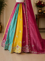 KcPc New Upada Silk Traditional Lehenga with GotaPatti Work VK