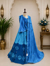 KcPc New Graceful Festive Chinon Silk Lehenga with Elegant Shibori Design and Cutdana Embroidery GSM