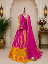 KcPc New Premium Shibori Style Lehenga in Chinon Silk with Intricate Cutdana EmbellishmentGSM
