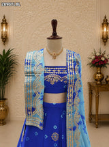 KcPc New Exclusive Bandhani Style Lehenga in Smooth Chinon Silk SSB