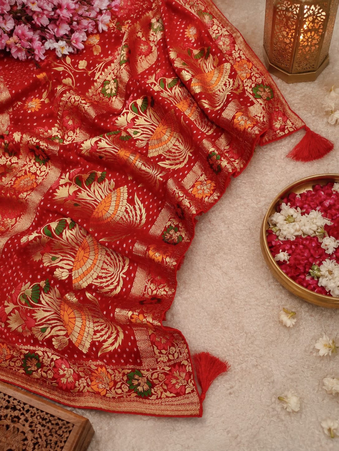 KcPc Banarasi Style Georgette Saree with Zari Weaving Festive Wear SareeVKFH
