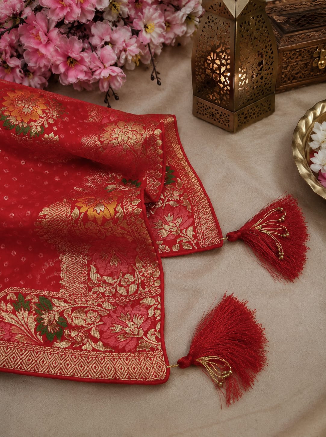 KcPc Banarasi Style Georgette Saree with Zari Weaving Festive Wear SareeVKFH