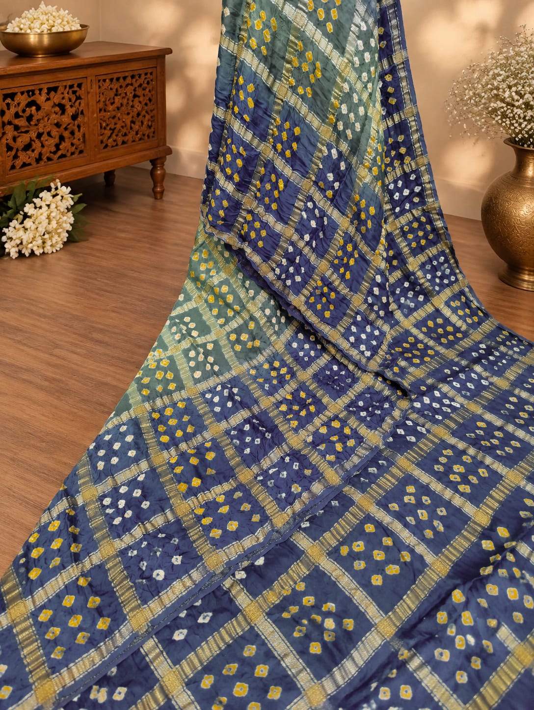 KcPc Premium Gaji Silk Bandhani Saree Collection NAV