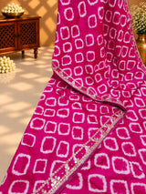 KcPc Modal Silk Traditional Saree with Gota Patti Work PRF
