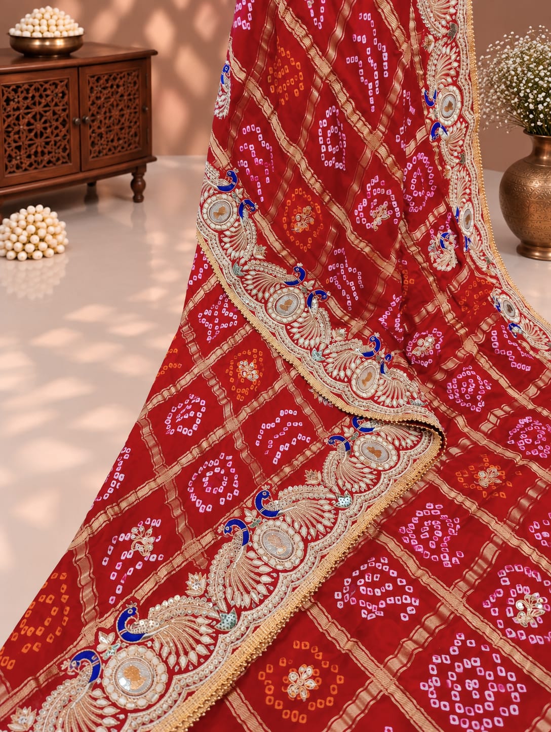 KcPc New Royal Look Gaji Silk Saree with Zardosi Work With Silver CoinsMNL