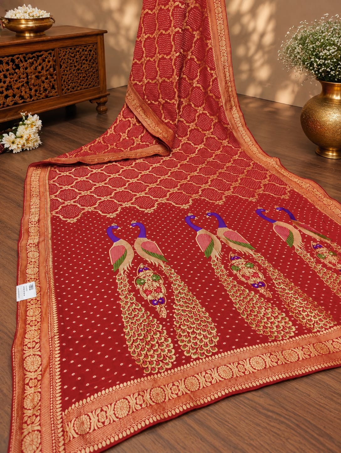 KcPc Traditional Banarasi Georgette Saree Collection VKFH