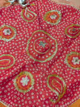 KcPc Premium HO Silk Bandhani Saree with Gotapatti WorkGAN