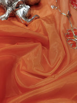 KcPc Premium HO Silk Bandhani Saree with Gotapatti WorkGAN