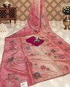 KcPc New Launch Tissue Silk Bollywood Style With Silver Gotapatti Work Saree SWA