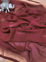 KcPc Royal Printed Georgette Silk Saree for Festive Wear VJT