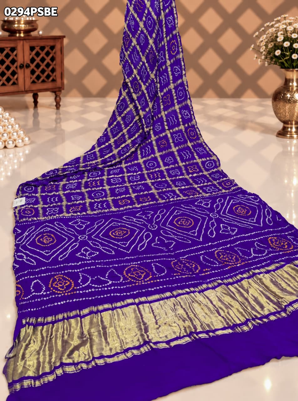 KcPc Special Pure Gaji Silk Bandhani Ghatchola SareeBengani
