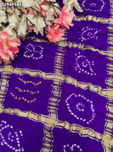 KcPc Special Pure Gaji Silk Bandhani Ghatchola SareeBengani