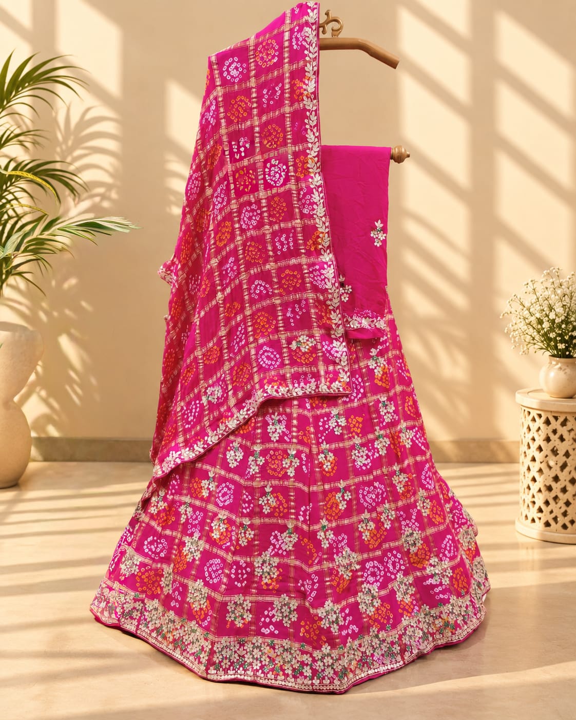 KcPc New Gaji Silk Gharchola Heavy Gotapatti Handwork LehengaBTU