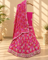 KcPc New Gaji Silk Gharchola Heavy Gotapatti Handwork LehengaBTU