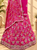 KcPc New Gaji Silk Gharchola Heavy Gotapatti Handwork LehengaBTU