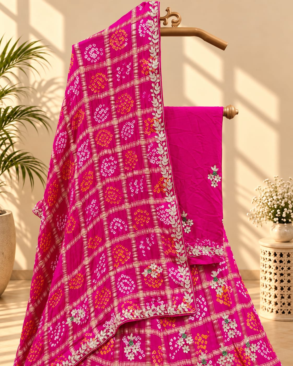 KcPc New Gaji Silk Gharchola Heavy Gotapatti Handwork LehengaBTU
